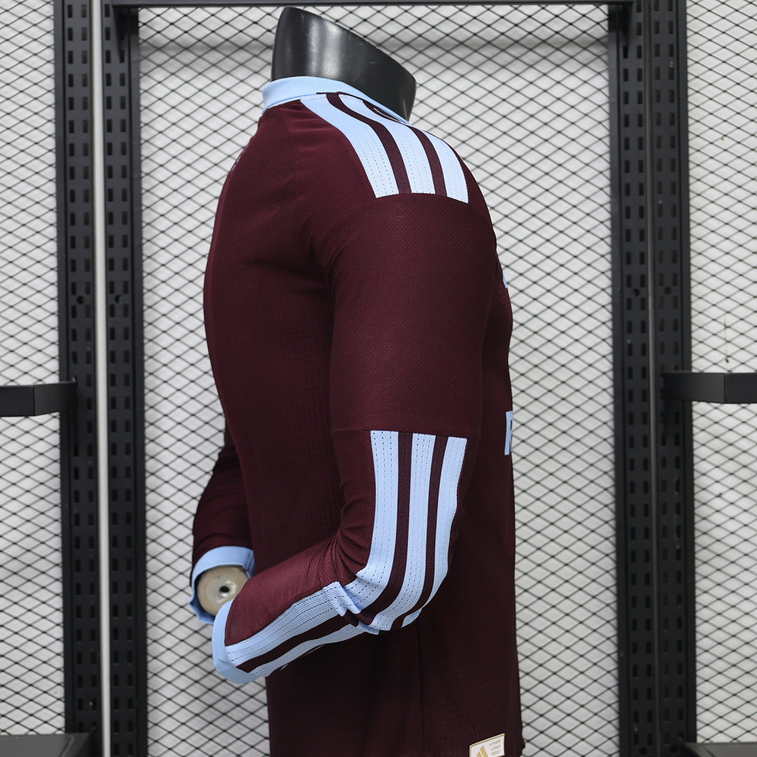 2026-27 Aston Villa Home Player Version Long Sleeve