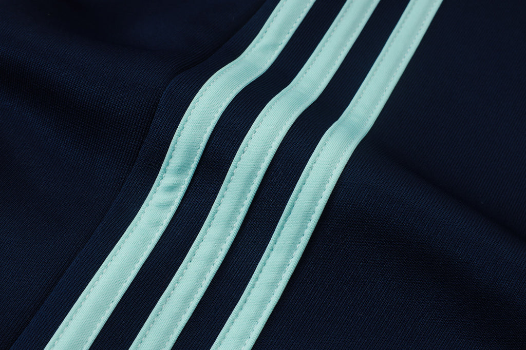2026-27 Germany Dark Blue Long Zippered Training Suit