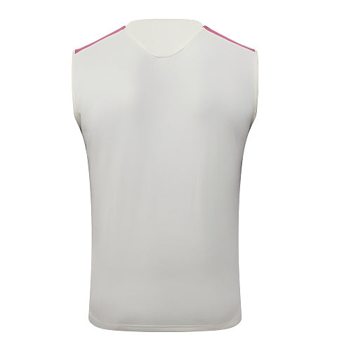 2026-27 Real Madrid Beige - Pink Vest Suit