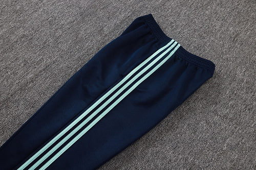 2026-27 Germany Dark Blue Long Zippered Training Suit
