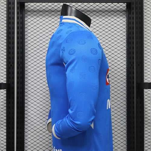 2026-27 Cruz Azul Home Player Version Long Sleeve Football Jersey