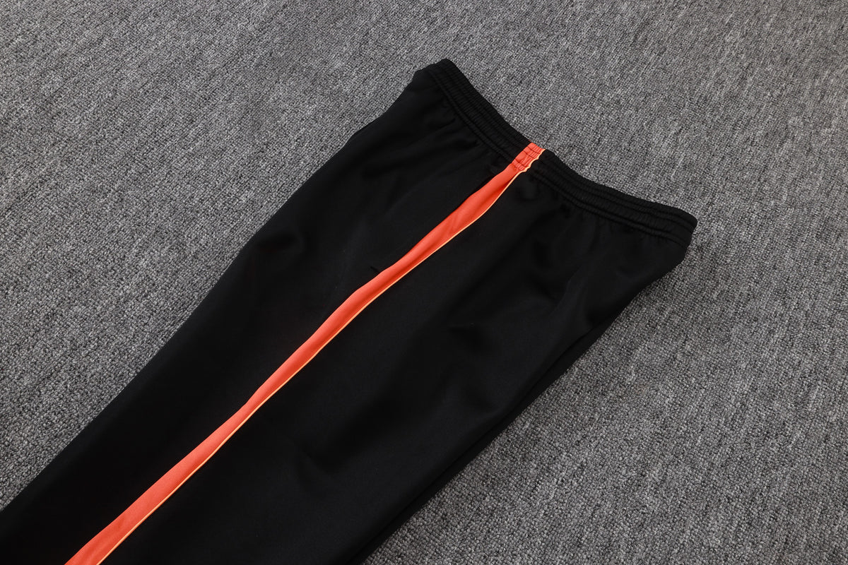 2026-27 Netherlands Black Long Zippered Training Suit
