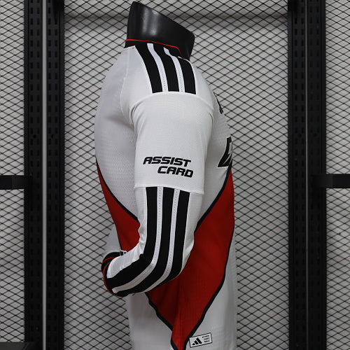 2026-27 River Plate Home Player Version Long Sleeve Football Jersey