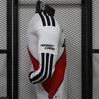 2026-27 River Plate Home Player Version Long Sleeve Football Jersey
