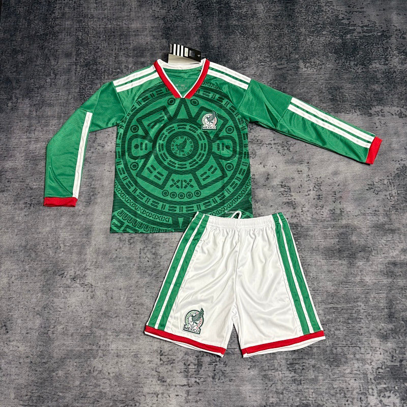 2026-27 Mexico Home Long Sleeved KIDS 16-28