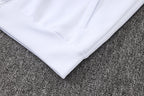 2026-27 Real Madrid White-Blue Long Zippered Training Suit