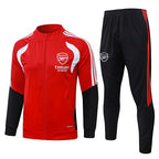 Arsenal Trainingsanzug 2026-27, rot-schwarz, mit langem Reißverschluss