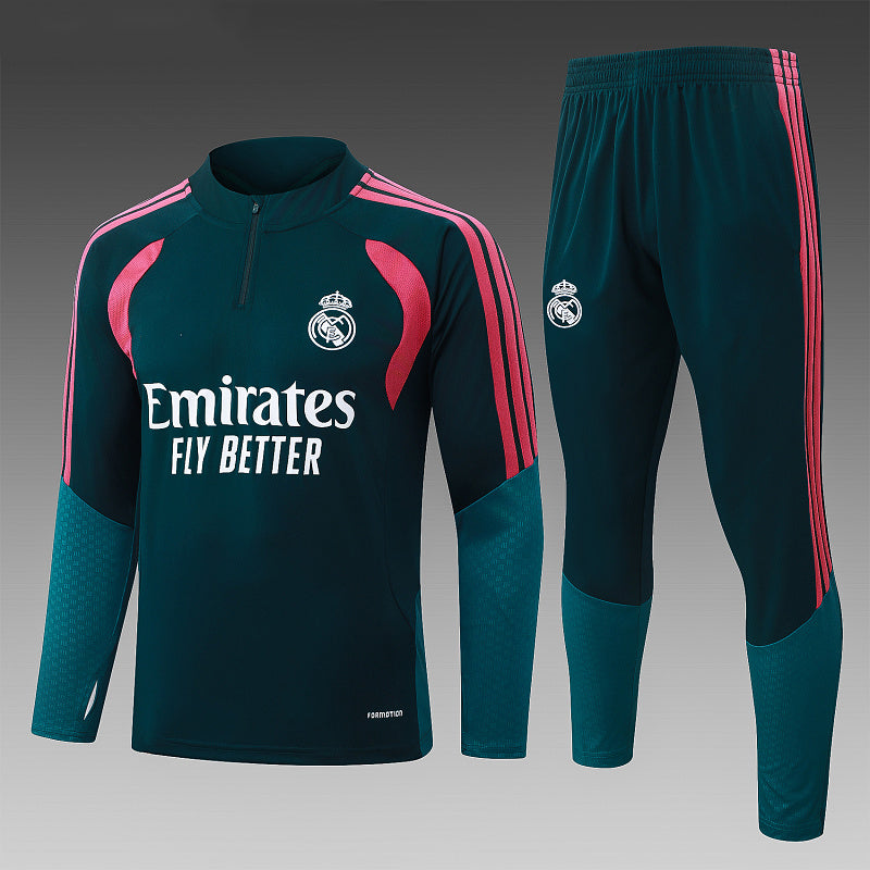 2026-27 Real Madrid Green-Pink Training Suit