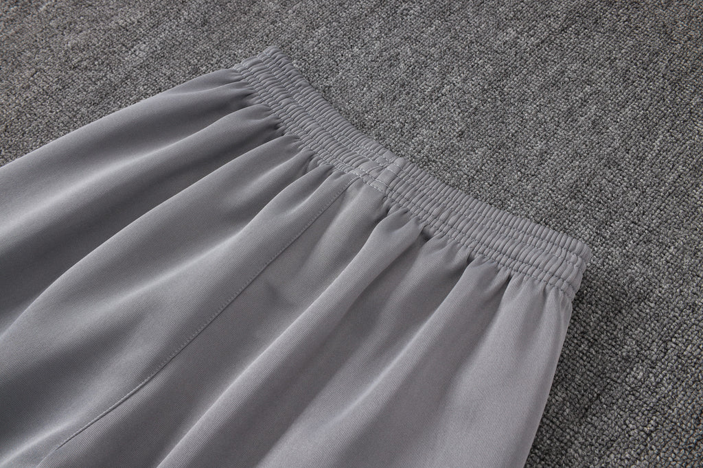 2026-27 Paris White-Grey Long Zippered Training Suit