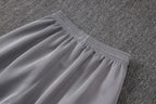 2026-27 Paris White-Grey Long Zippered Training Suit