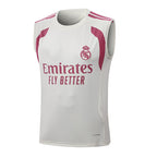 2026-27 Real Madrid Beige - Pink Vest Suit