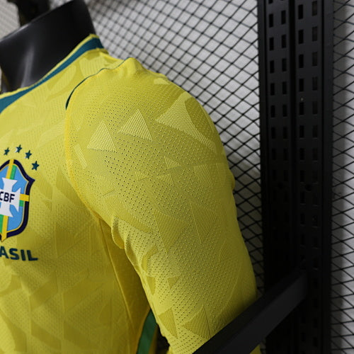 2026-27 Brazil Home Player Version Long sleeves