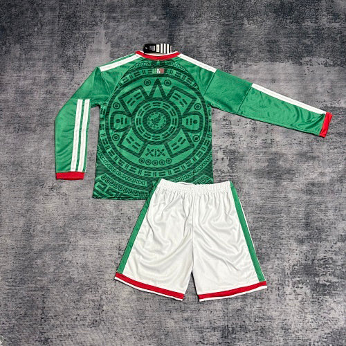 2026-27 Mexico Home Long Sleeved KIDS 16-28