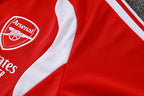 Arsenal Trainingsanzug 2026-27, rot-schwarz, mit langem Reißverschluss