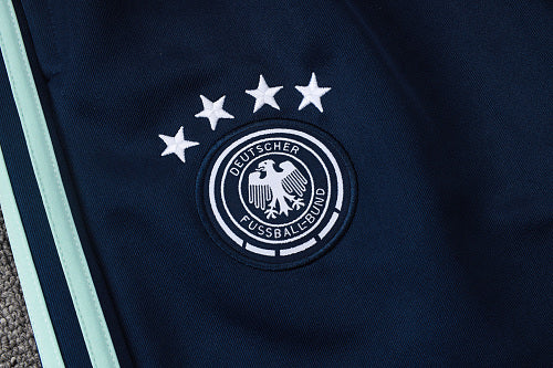 2026-27 Germany Dark Blue Long Zippered Training Suit