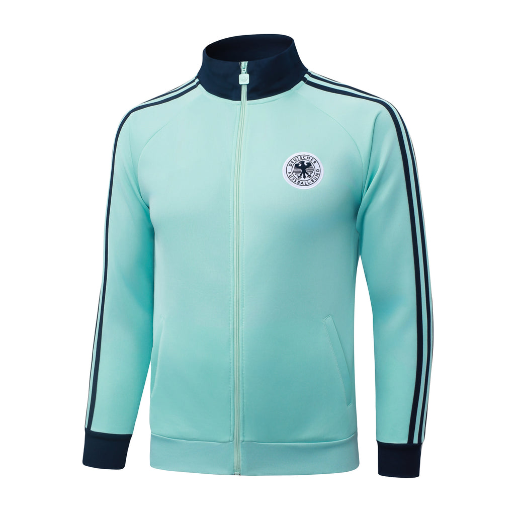 2026-27 Germany Light Blue Long Zippered Training Suit