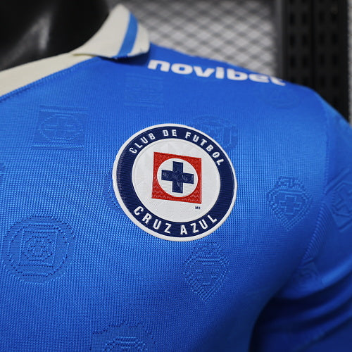 2026-27 Cruz Azul Home Player Version Long Sleeve Football Jersey