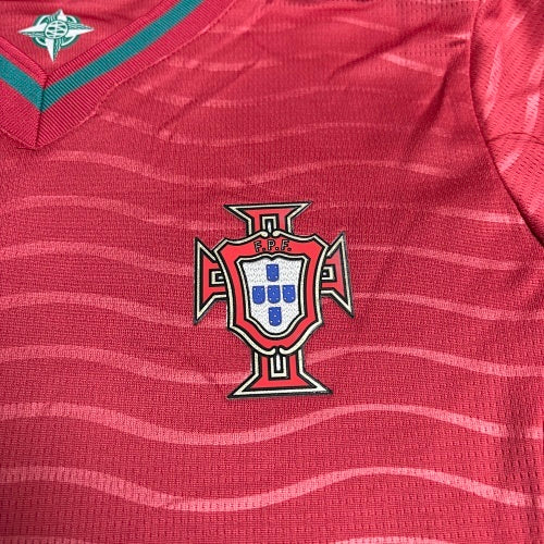 2026-27 Portugal Home Long Sleeved KIDS Size 16-28
