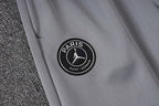 2026-27 Paris White-Grey Long Zippered Training Suit