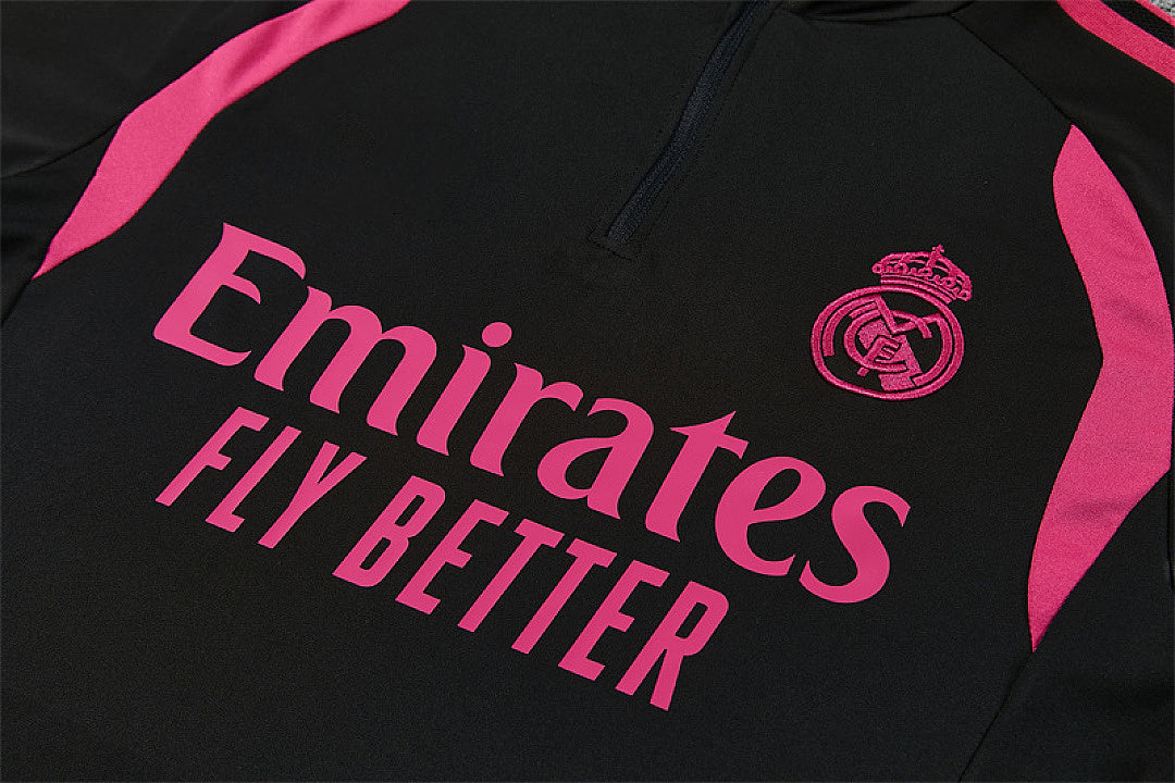 2026-27 Real Madrid Black-Pink Training Suit
