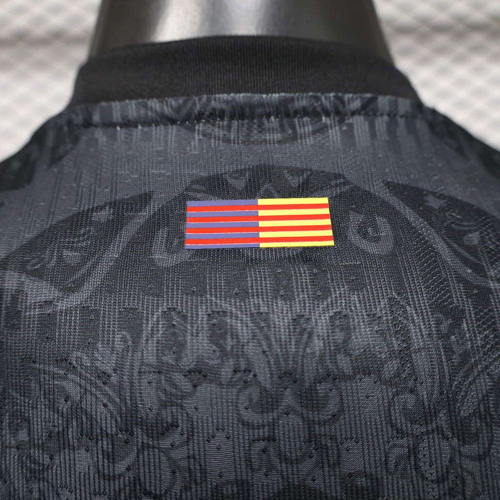 2026-27 Barcelona Jordan Gold Team Badge Player Version
