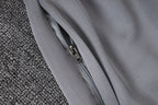 2026-27 Paris White-Grey Long Zippered Training Suit
