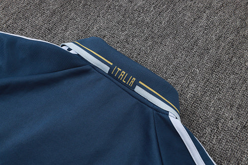 2026-27 Italy Dark Light Long Zippered Training Suit