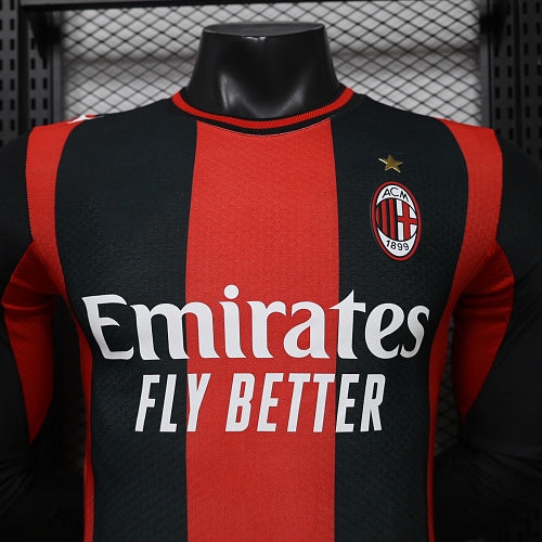 2026-27 AC Milan Home Player Version Long sleeves