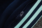 2026-27 Germany Dark Blue Long Zippered Training Suit
