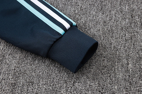 2026-27 Argentina Dark Blue Long Zippered Training Suit
