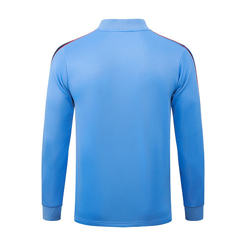 2026-27 England Blue Long Zippered Training Suit