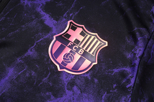 Barcelona Trainingsanzug 2026-27 Schwarz-Lila