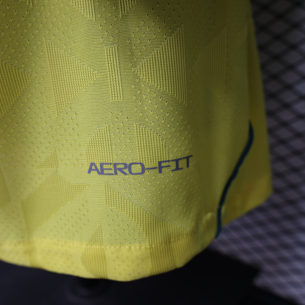 2026-27 Brazil Home Player Version Long sleeves