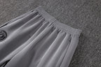 2026-27 Paris White-Grey Long Zippered Training Suit