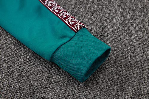 2026-27 Portugal Green Long Zippered Training Suit