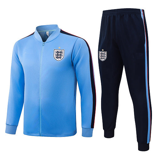2026-27 England Blue Long Zippered Training Suit