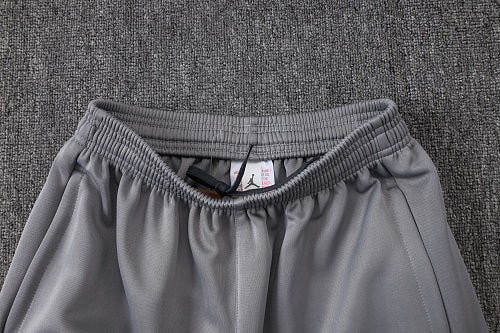 2026-27 Paris White-Grey Long Zippered Training Suit