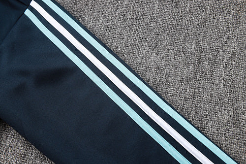 2026-27 Argentina Dark Blue Long Zippered Training Suit