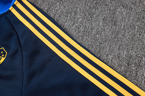2026-27 Boca Juniors Dark Blue Long Zippered Training Suit