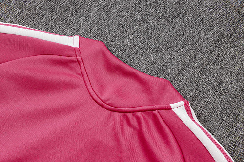 2026-27 Real Madrid Pink Long Zippered Training Suit