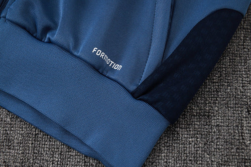 2026-27 Bayern Munich Blue Long Zippered Training Suit