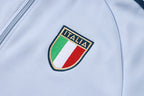 Italien Trainingsanzug 2026-27 hellblau mit langem Reißverschluss