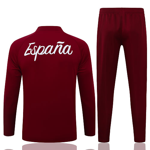 Traje de entrenamiento rojo de España 2026-27