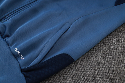 2026-27 Bayern Munich Blue Long Zippered Training Suit