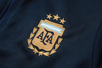 2026-27 Argentina Dark Blue Long Zippered Training Suit