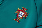 2026-27 Portugal Green Long Zippered Training Suit