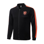 2026-27 Netherlands Black Long Zippered Training Suit