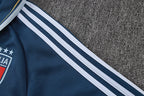 2026-27 Italy Dark Light Long Zippered Training Suit