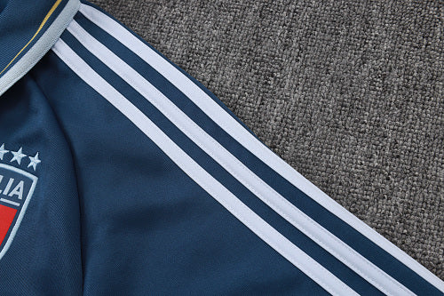 2026-27 Italy Dark Light Long Zippered Training Suit