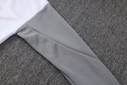 2026-27 Paris White-Grey Long Zippered Training Suit